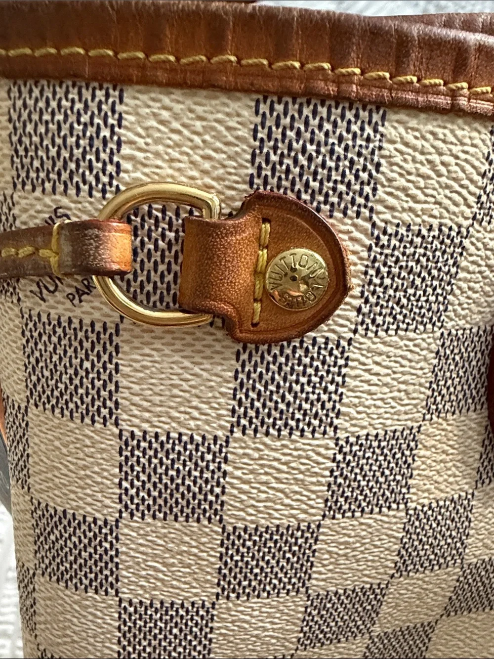 Authentic Louis Vuitton Damier Azur Neverfull PM